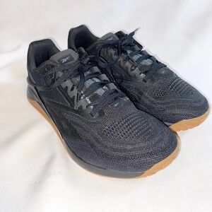 Reebok Nano X2 Training Shoes Black Gum Sole Men's Size 6.5 US